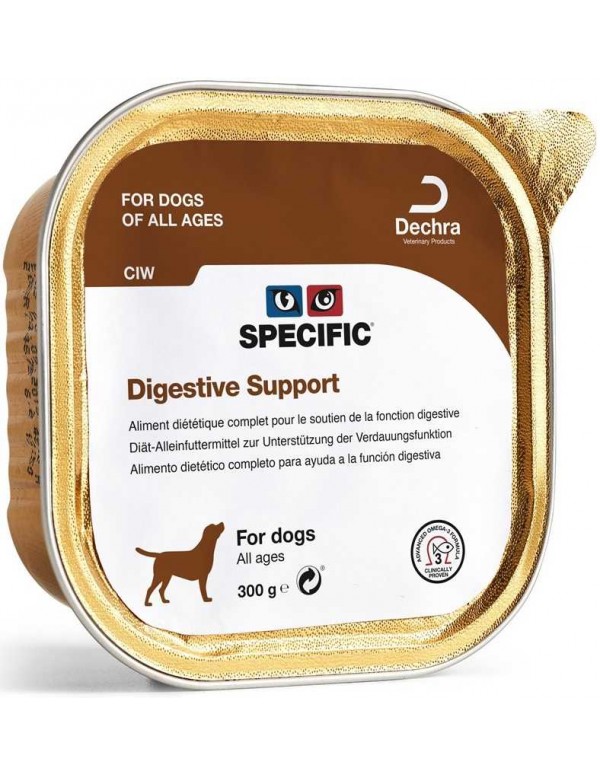 Specific VD CIW Digestive Support 300 Gr Alimento Humido Cão