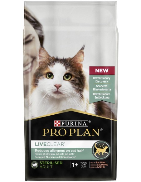 Pro Plan Gato LiveClear Sterilised Adulto Salmão