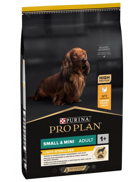 Pro Plan Cão Adulto Small e Mini Light-Sterilised
