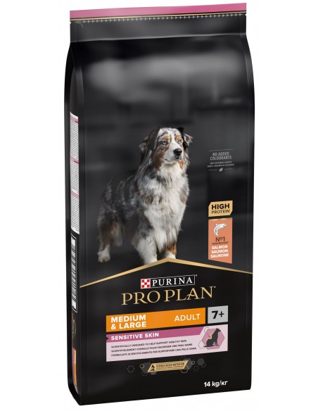 Pro Plan Adulto 7+ Medio e Large Sensitive Skin 14 Kg
