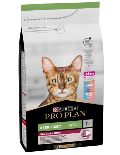Pro Plan Gato Sterilised Savoury Duo Bacalhau e Truta 1.5 Kg