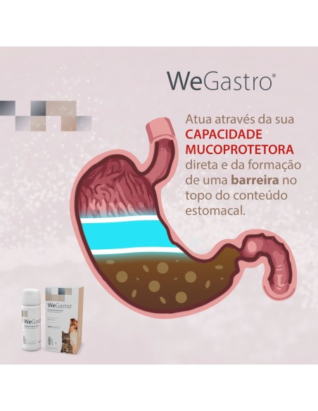 WeGastro Protector Gástrico para Cães e Gatos