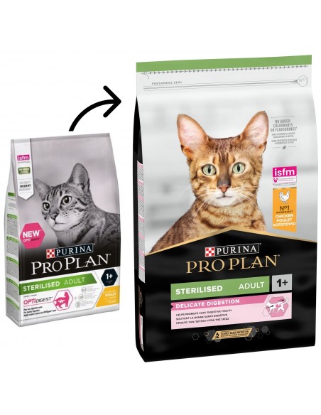 Pro Plan Gato Sterilised Delicate Frango 3 Kg