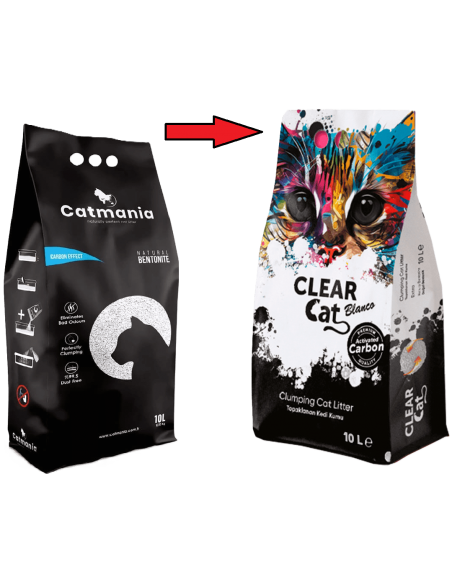 Novo Litter Clean Cat (Carvão) 10 L