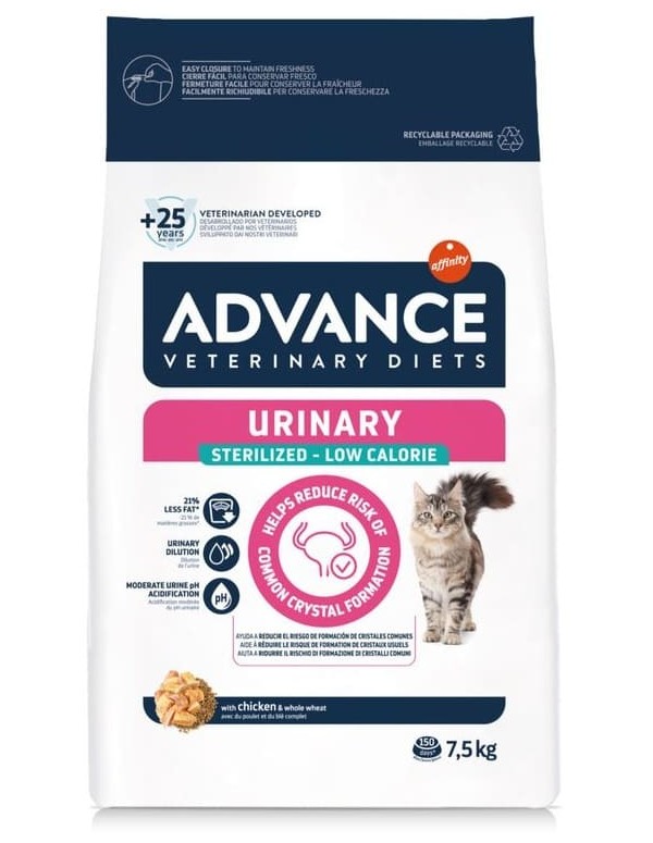Advance Gato VD Urinary Low Calorie 7.5 Kg