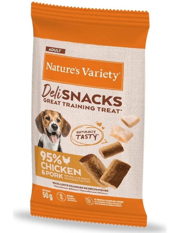 Nature's Variety Deli snacks para cão - Frango