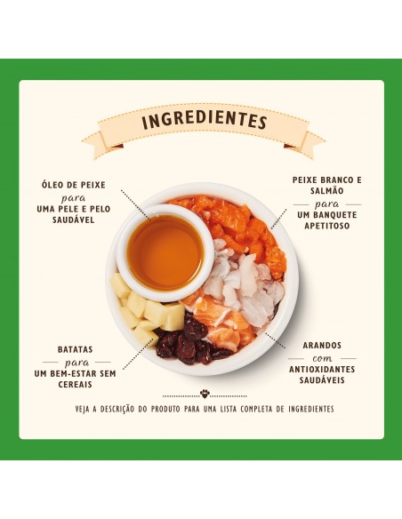 LILY`S KITCHEN® Gato Peixe Branco e Salmão