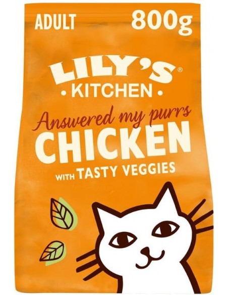 LILY`S KITCHEN® Gato com frango e legumes 800 Gr