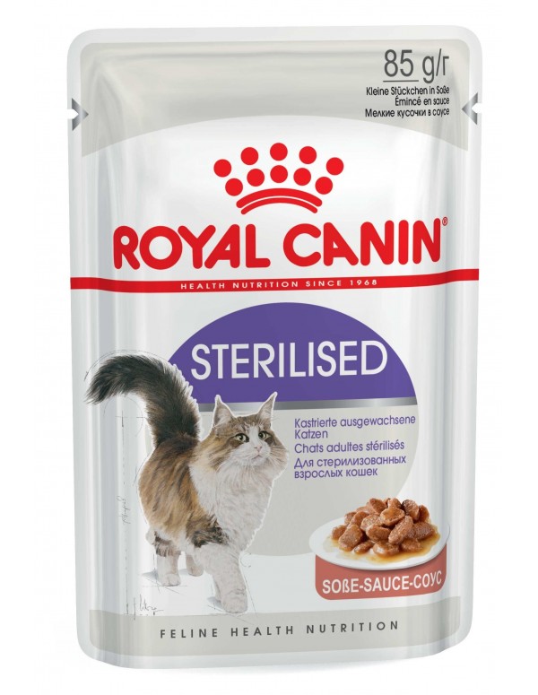 Royal Canin Sterilised Alimento Húmido Gato Saquetas (Molho)