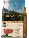 Bravery Adult Medium-Large Pork (Grain Free) Alimento Seco Cão